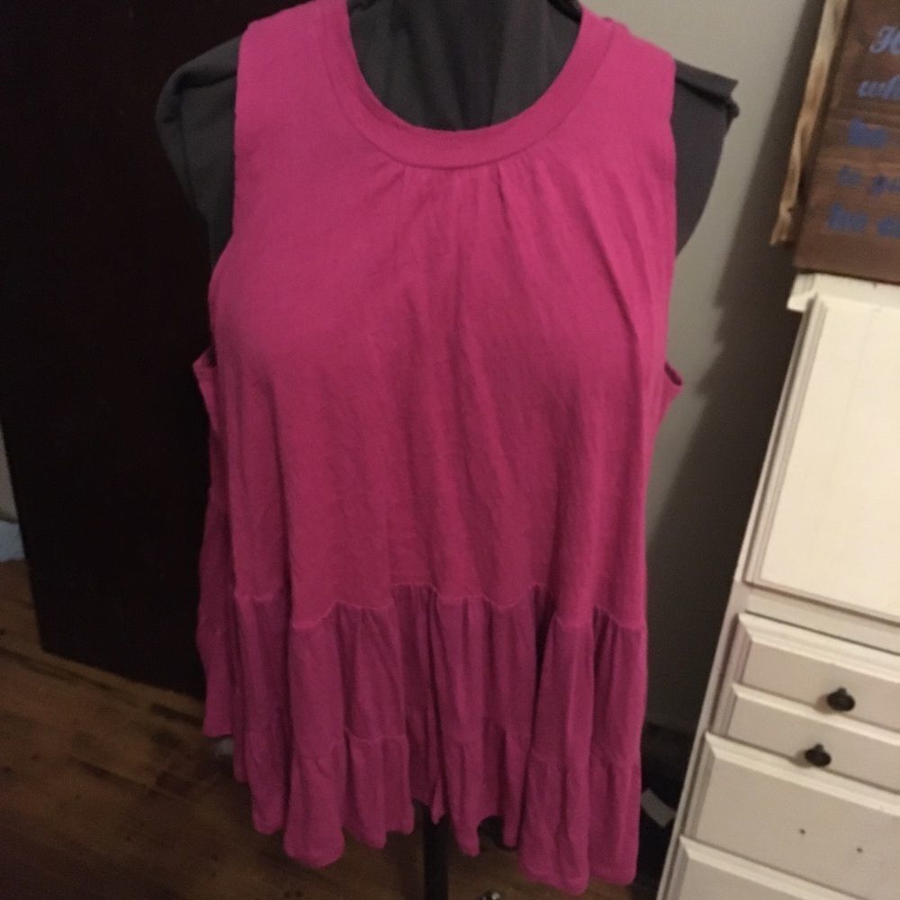 Free People S tie back flowy Right on Time tunic